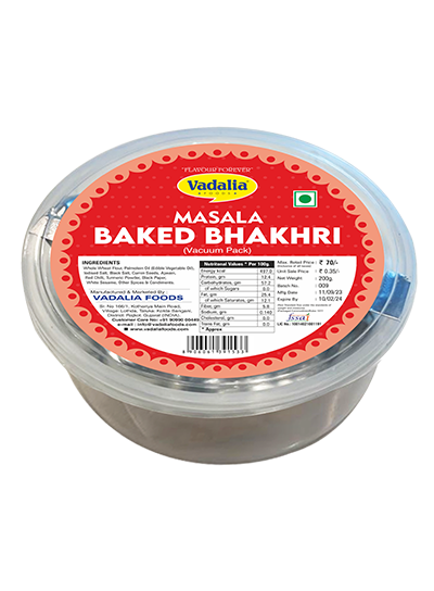 Masala Baked Bhakhri | Vadalia Foods