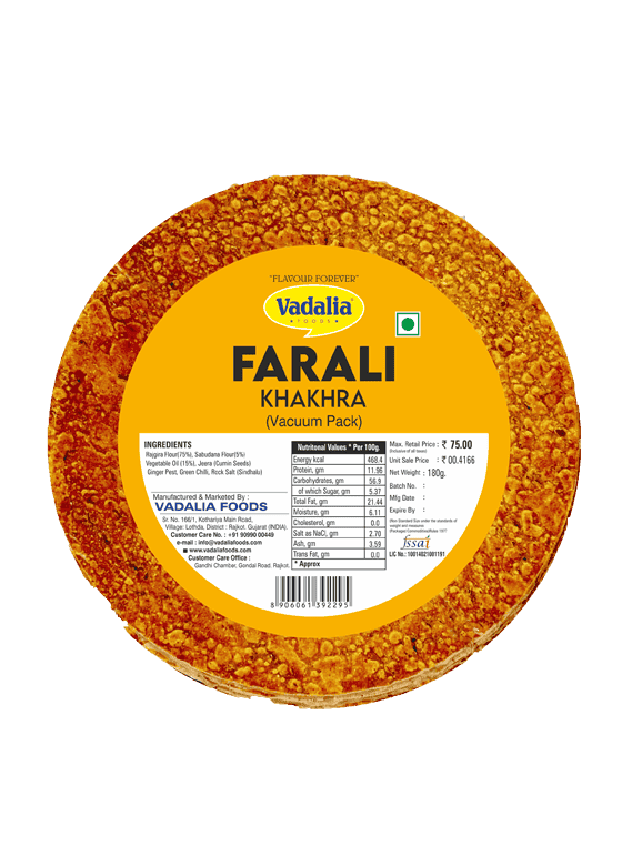 Farali Khakhra | Vadalia Foods