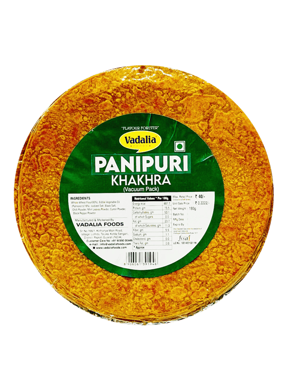 Panipuri Khakhra | Vadalia Foods